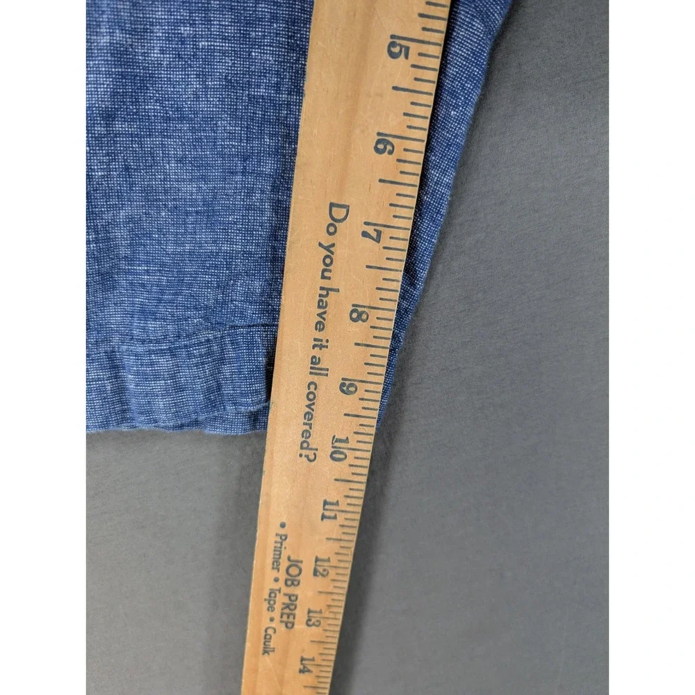 Banana Republic Mens Blue Linen Cotton Blend Shorts‎ Size 33